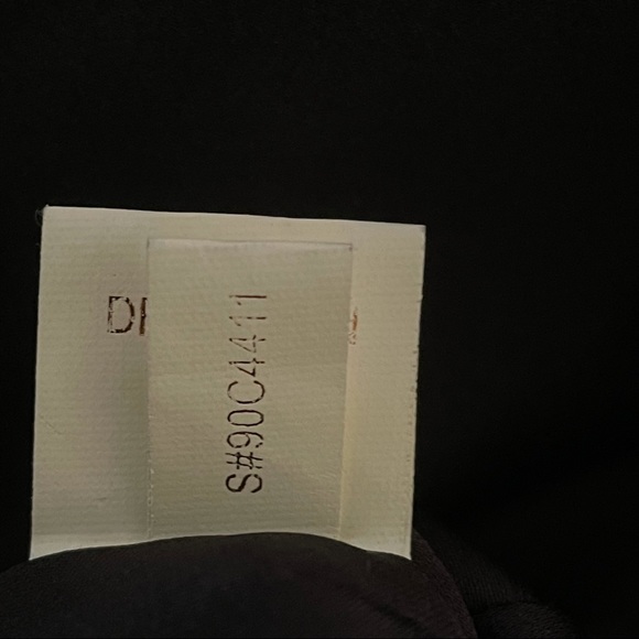 Marchesa Notte Silk Black Ruffle One Shoulder Dress size 4 - Picture 11 of 12